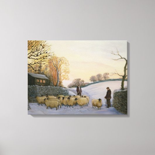 Naar huis canvas afdruk (Voorkant)