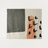 Naar huis #illustration #abstract wandkleed (Voorkant (horizontaal))