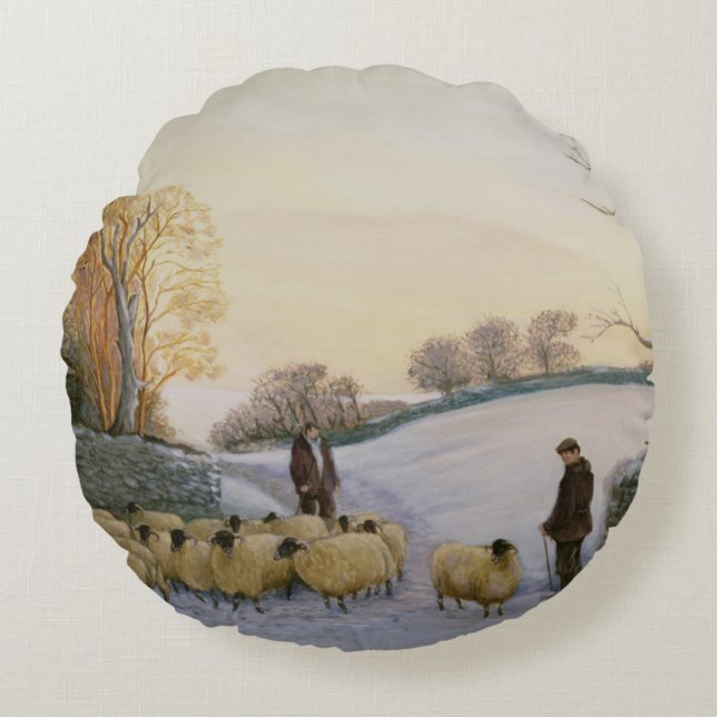 Naar huis rond kussen (Voorkant)