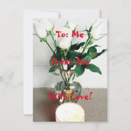 Naar: Ik, van: Ik, met liefde! Vat Wenskaart