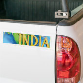 Naar India vliegen Bumpersticker (Op Truck)