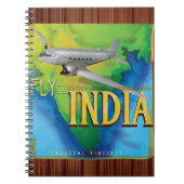 Naar India vliegen Notitieboek (Voorkant)