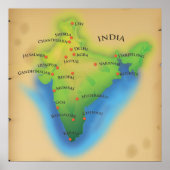 Naar India vliegen Poster (Voorkant)