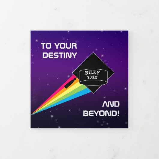 Naar je bestemming en verder dan de ruimte Afstude Drieluik Kaart (Cover)