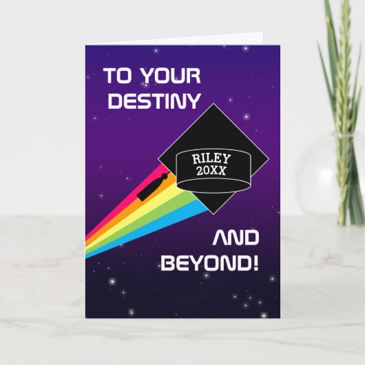 Naar je bestemming en voorbij Afstuderen Kaart (Voorkant)