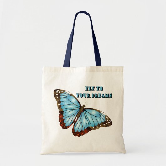 Naar je dromen vliegen tote bag (Voorkant)