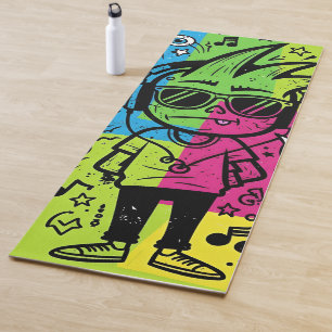 naar jou kijkend Skateboard Yogamat