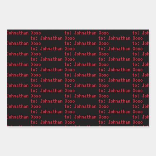 Naar Jouw naam Computer Science Fiction Inpakpapier Vel (Voorkant 3)