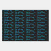 Naar Jouw naam Computer Science Fiction Inpakpapier Vel (Voorkant 2)