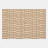 Naar Jouw naam Modern handschrift Papiertas 3 Inpakpapier Vel (Voorkant 3)