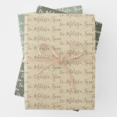 Naar Jouw naam Moderne handschriftenstructuur 1 Pa Inpakpapier Vel (In situ)