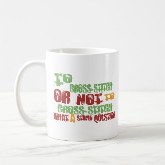 Naar kruissteek koffiemok (Links)