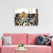 Naar L.S. Lowry Canvas Afdruk (Insitu (Woonkamer))