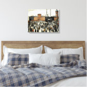 Naar L.S. Lowry Canvas Afdruk (Insitu (Slaapkamer))