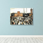 Naar L.S. Lowry Canvas Afdruk (Insitu (Houten vloer))