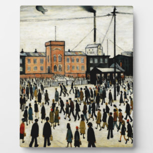Naar L.S. Lowry Fotoplaat