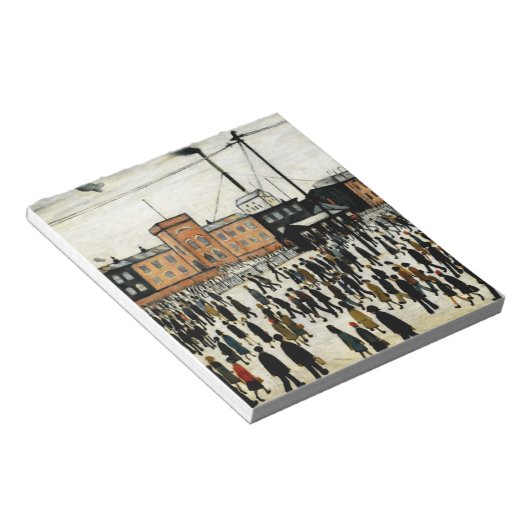 Naar L.S. Lowry Notitieblok (Schuin)