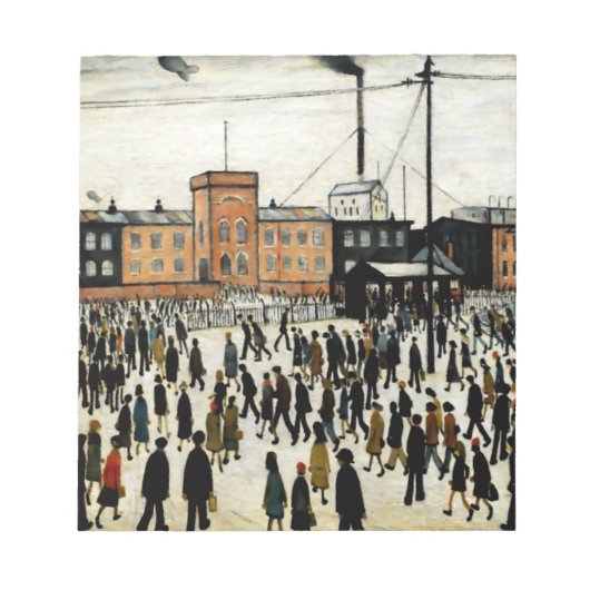 Naar L.S. Lowry Notitieblok (Voorkant)