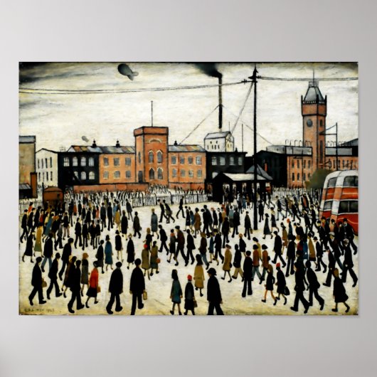 Naar L.S. Lowry Poster (Voorkant)