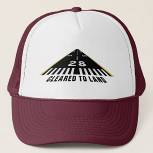 Naar landbaan geklaard trucker pet