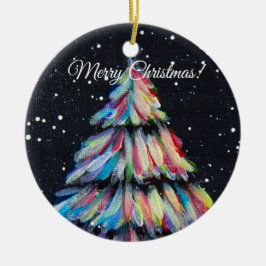 Naar licht getekend keramisch ornament