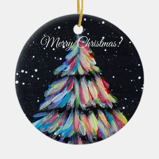 Naar licht getekend keramisch ornament (Voorkant)