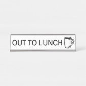 Naar Lunch Bureau Naambordje (Voorkant)