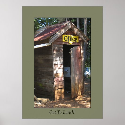 Naar Lunch. Poster (Voorkant)