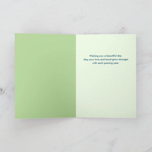 Naar Ma en Pap op Jubileum Rydal Mount Garden Kaart (Binnen)