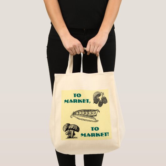 Naar markt tote bag (Voorkant (product))