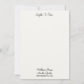 Naar Maroon Traditionele Herfst Paar Bourgondië Br Kaart (Achterkant)