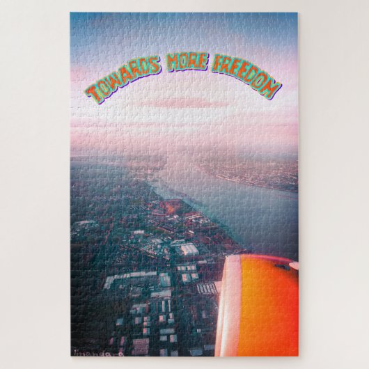 Naar meer vrijheid legpuzzel (Verticaal)