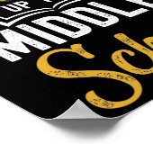 Naar middelbare school, basisschool poster (Hoek)