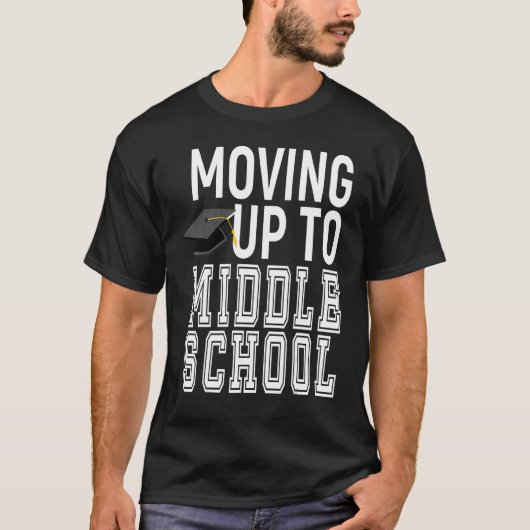 Naar middelbare school, basisschool t-shirt (Voorkant)