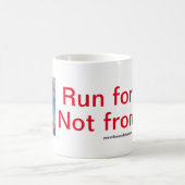 Naar mij rennen koffiemok (Center)