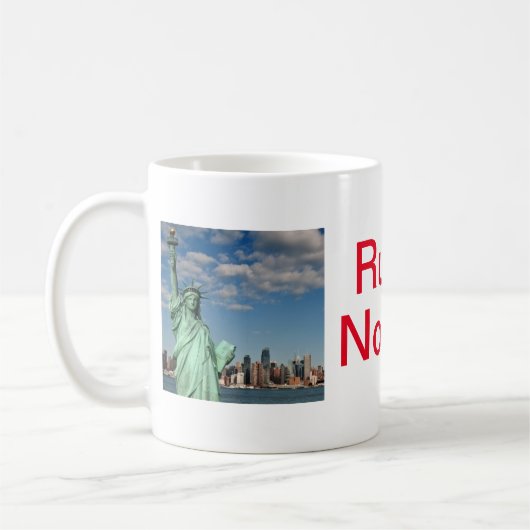 Naar mij rennen koffiemok (Links)