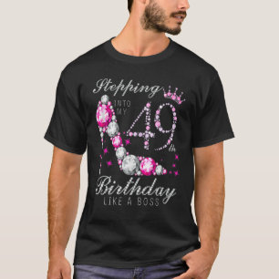 Naar mijn 49-jarige verjaardag als een 49e BD T-shirt