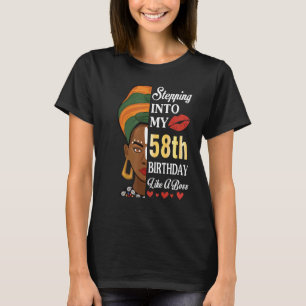 Naar mijn 58ste verjaardag als een Boss 58 jaar T-shirt
