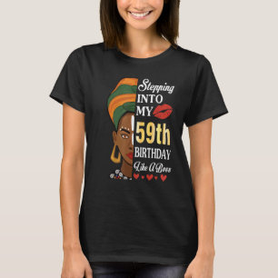 Naar mijn 59e verjaardag als een Boss 59 jaar T-shirt