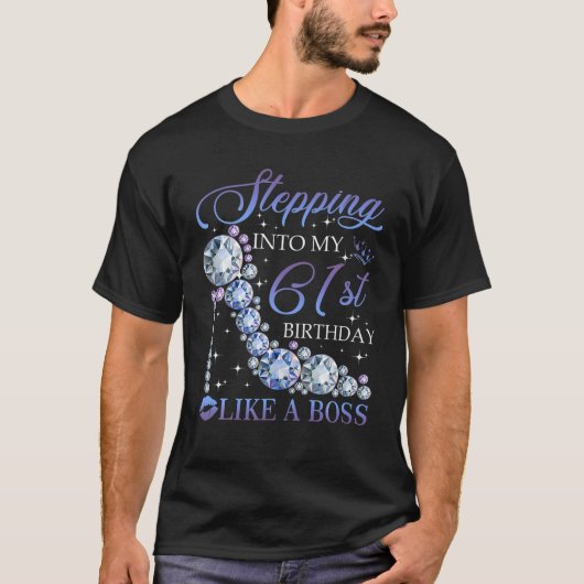 Naar mijn 61e verjaardag als een bss bday Gi T-shirt (Voorkant)