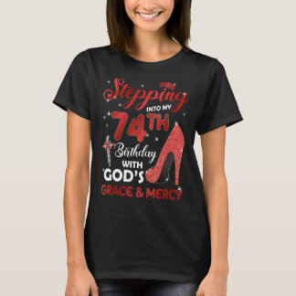 Naar mijn 74e verjaardag met GODS Grace en M T-shirt
