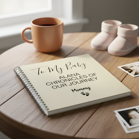 Naar mijn Baby Keepsake Pregnancy Journal Notitieboek