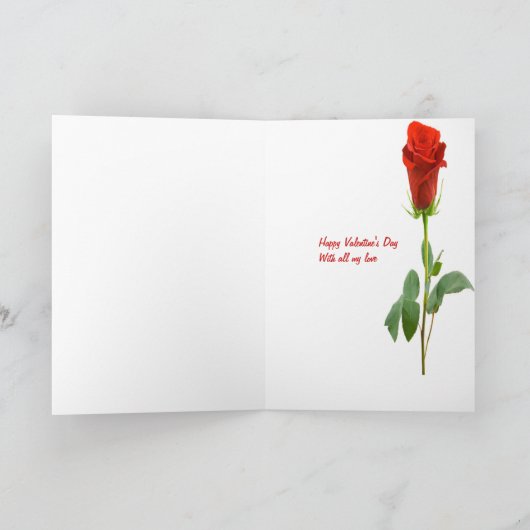 Naar mijn baby mama op Valentijnsdag Feestdagen Kaart (Binnen)