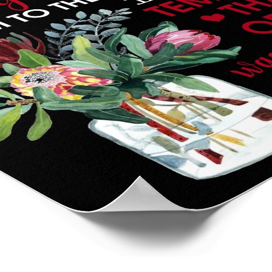 Naar mijn beste dochter in de wet poster (Hoek)