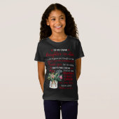 Naar mijn beste dochter in de wet t-shirt (Voorkant volledig)