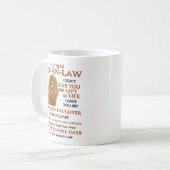 Naar mijn beste schoonzoon koffiemok (Voorkant links)