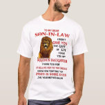 Naar mijn beste schoonzoon t-shirt<br><div class="desc">Dit shirt werkt het beste als cadeaus voor je soort schoonzoon,  delen,  verzorgen en liefhebben door schoonmoeder. Maakt een geweldige verjaardag of kerstcadeau!</div>