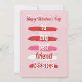 Naar mijn beste vriend Valentijns Feestdagenkaart (Voorkant)