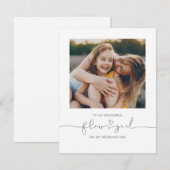 Naar mijn Bloemenmeisje op mijn huwelijksdag (Voorkant / Achterkant)