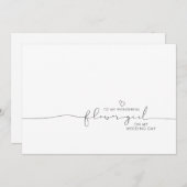 Naar mijn Bloemenmeisje Weddenschap Morning Cute M (Voorkant / Achterkant)